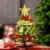 Sunshine smile Mini Weihnachtsbaum,30 cm Mini Weihnachts Baum mit LED Lichterketten,Mini Tannenbaum für Tisch,Weihnachtsbaum Miniatur,Künstlicher Weihnachtsbaum,Weihnachts Baum klein,Christbaum(A) - 4