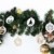 Sweelov 12tlg Holz Weihnachts-Anhänger Holzscheiben Christbaumanhänger Schneemann Schneeflocke Santa Baumschmuck Holz Weihnachtsdeko zum Aufhängen, Weiß & Natur - 3