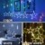 TaimeiMao lichtervorhang Fenster led,Lichtervorhang Lichter Weihnachtsbeleuchtung,Lichterkette,LED Lichterkette,LED Sterne Lichterkette,Lichtervorhang Fenster Sterne,LED Lichtervorhang Lichterkette - 3