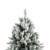 TOLEAD 180cm beflockter künstlicher Weihnachtsbaum mit Schnee, Tannenbaum mit faltbarem Metallständer, 1080 Spitzen, für Feiertagsdekoration, einfache Montage - 2
