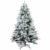TOLEAD 180cm beflockter künstlicher Weihnachtsbaum mit Schnee, Tannenbaum mit faltbarem Metallständer, 1080 Spitzen, für Feiertagsdekoration, einfache Montage - 1