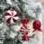 Valery Madelyn 10 Stücke Glas Weihnachtskugeln Set 9-14cm Rot Weiß Glas Christbaumkugeln mit Aufhänger Weihnachtsbaumschmuck Weihnachtsdeko Süßigkeiten Thema - 4