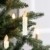 VINGO 40 Stück Weihnachten LED Kerzen mit Fernbedienung Kabellos Warmweiß Kerzen Timerfunktion mit Batterien Kerzenlichter Baumkerzen - 4