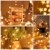 VTARCZA 40 LED Sternlichterkette Dekorative Lichterkette Feier Beleuchtung Weihnachtsdekoration Sterne Hängende Lichter Lichtervorhang Lichter für Gärten, Weihnachtsbäume, Wohnzimmer, 5M Warmweiße - 4