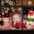 Weihnachtsdeko Fenster, 224PCS Schneeflöckchen Aufkleber Christmas Decorations, PVC Weihnachten Fensterbilder, Fenster Deko für Dankeschön & Weihnachtsdeko, Schneeflocken Deko (6 Blätter) - 4