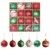 Weihnachtskugeln,Koqit 16 TLG. 6cm Reusable Christbaumkugeln Weihnachtsbaumschmuck Bruchsicher Plastik Ornament mit Anhänger für Party Weihnachtsdeko Elfen Thema Rot Grün Weiß - 1