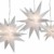 Weihnachtssterne 3er-Set LED Sterne weiß beleuchtet 25/25/35 cm warmweiß Weihnachtsbeleuchtung - 2