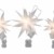 Weihnachtssterne 3er-Set LED Sterne weiß beleuchtet 25/25/35 cm warmweiß Weihnachtsbeleuchtung - 4