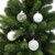 Wohaga Weihnachtskugel-Set Christbaumkugeln Baumschmuck Weihnachtsbaumschmuck Baumkugeln, Farbe:Weiss, Größe:50 - 3