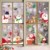 Yitla Weihnachtsdeko Fenster Doppelseitiges Muster,218 Fensterbilder Weihnachten Selbstklebend, Weihnachten Fenstersticker für Weihnachten Winter Dekoration (8 Sheets) - 3