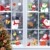 Yitla Weihnachtsdeko Fenster Doppelseitiges Muster,218 Fensterbilder Weihnachten Selbstklebend, Weihnachten Fenstersticker für Weihnachten Winter Dekoration (8 Sheets) - 1