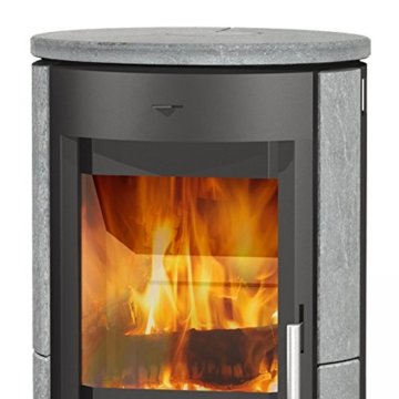 FIREPLACE Kaminofen Zaria, Naturstein, 6 kW, mit Holzfach - 3