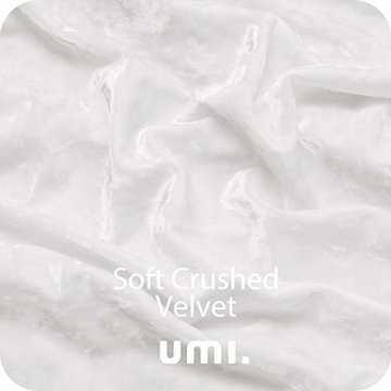 Amazon Brand – Umi 2 Stück Stuhlhussen Elastisch Stuhlbezug 46x46x60 cm Weiß - 5