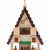 Brubaker Weihnachtspyramide Adventshaus 49 cm - Weihnachtskrippe auf 4 Etagen - Kerzenpyramide mit 4 Kerzenhaltern aus Metall - Holz Natur - handbemalte Figuren - 1