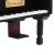 Grand Piano Shaped Wind Up Wooded Music Box, mit kleinem Hocker Creative Music Box Geschenk für Weihnachten/Geburtstag/Valentinstag, Melodie Castle in The Sky - 2
