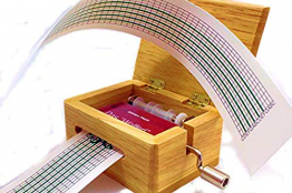 Schaepers Kaleidoskope Spieluhr / mit Lochstreifen / zum Selbstkomponieren / aus Holz - 1