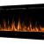 Noble Flame Paris Schwarz 1660 (166 cm / 65”) - Elektrokamin Wandkamin Kaminofen Kamin - Wandmontage Fernbedienung - 14,5 cm Einbautiefe - 1