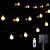DeepDream 11 Meter 60 LED Kugel Solar Lichterkette Aussen,USB Globe Lichterkette 8 Modus Wasserdicht Innen und Außen für Garten, Hochzeit, Balkon, Haus, Weihnachten Deko, Warmweiß - 1