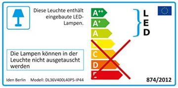 Idena 31123 - LED Lichterkette mit 400 LED in warmweiß, mit 8 Stunden Timer Funktion und Transformator, ca. 47,9 m lang, Innen- und Außenbereich, als Deko für Partys, Weihnachten, Hochzeit - 7