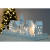 WeRChristmas Beleuchtete Weihnachtsdekoration mit Kirchenmotiv, aus Holz, mit LED-Lichtern, 45 cm, Weiß - 2