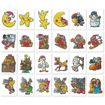 24 Fensterbilder * WEIHNACHTEN * als Advent-Deko von LUTZ MAUDER // Nikolaus Adventskalender Geschenk - 2
