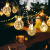 50 Led Lichterkette Solar Außen, 10 M 8 Modi Beleuchtung Solarlichterkette mit Wasserdicht Lichtsensor Kristall Kugel warmweiß Solarlampe Deko für Garten Party Hochzeite Weihnachten - 1