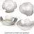 com-four® Deko-Schale aus Metall - Dekorative Design-Schüssel für Zuhause - Moderne Schale für Tischdeko, Obstschale, Servierplatte [Auswahl variiert] (rund) - 2