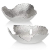 com-four® Deko-Schale aus Metall - Dekorative Design-Schüssel für Zuhause - Moderne Schale für Tischdeko, Obstschale, Servierplatte [Auswahl variiert] (rund) - 3