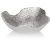 com-four® Deko-Schale aus Metall - Dekorative Design-Schüssel für Zuhause - Moderne Schale für Tischdeko, Obstschale, Servierplatte [Auswahl variiert] (rund) - 1