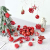 HAIGOU 113 Weihnachtskugeln Christbaumschmuck Aufhänger Christbaumkugeln für den Weihnachtsbaum Weihnachtsbaumschmuck Weihnachtsbaumkugeln (Rot) - 3