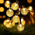 Leds Globe Lichterkette, Partybeleuchtung Außen,Warmweiße Kugel Lichterkette, Ideal Weihnachtsbeleuchtung für Innen, Zimmer,IP65 (Warm White, 10m/ 80 Lichter/Batteries) - 1