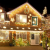 Lichterkette Außen, 12M 120 LED Lichterkette Weihnachten Netzkabel mit 8 Modi, Wasserdichte IP44 + IP65 für Weihnachtsbaum, Tannenbaum, Partys, Hochzeit Deko, Warmweiß - 2