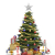 Lodou Stern für Weihnachtsbaumspitze, 20,3 cm, goldglitzernd, 5-armiger Stern, Baumspitze für Weihnachtsbaum, Verzierung, für Weihnachten, Zuhause, Party, Festtagsdekoration - 4