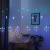 Towinle LED Lichterkette Sternen Schneeflocke Lichtervorhang 138 LEDs Led Schneeflocke Sternenvorhang mit Netzstecker 8 Lichtermodi Led Kette Weihnachten Party Fester Deko - 3