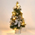 Urmagic Mini LED Weihnachtsbaum klein Künstlicher Tannenbaum mit LED Lichterkette Beleuchtung und Baumschmuck Weihnachtskugeln Künstliche Weihnachtsbäume weihnachts Desktop dekoration - 1