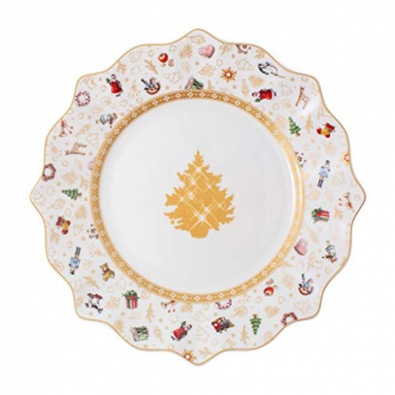Villeroy & Boch Toys Delight Frühstücksteller, Jubiläumsedition, Premium Porcelain, weiß, 24 cm, bunt, 14-8585-2644 - 1