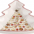 Villeroy und Boch Winter Bakery Delight Große Schale in Baum-Form, Premium Porzellan, Weiß/Rot - 2