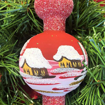 Weihnachtsbaum-Spitze aus Glas + Christbaum-Spitze Standard + Handarbeit aus Lauscha - 4