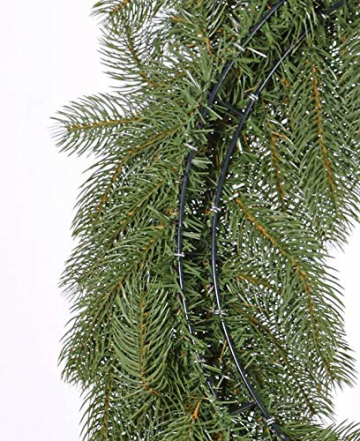 artplants.de Türkranz Douglas Tannenkranz Claus, grün, Ø 75cm - Künstlicher Kranz - 2