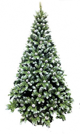 Coil Christbaum künstlicher Weihnachtsbaum Christbaum PVC Tannenbaum künstlich Kiefer 180/210 (210cm) - 1