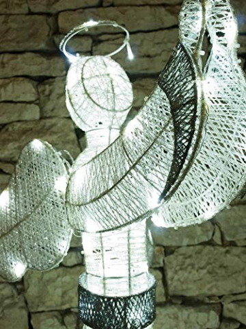 DECOLED Weihnachtsbeleuchtung Engel LED für Außen, 3D, kaltweiß, hohe Qualität - 4