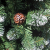 RS Trade HXT 15013 künstlicher Weihnachtsbaum 180 cm mit Schnee und Zapfen (Ø ca. 114 cm) ca. 1095 Spitzen, schwer entflammbarer Tannenbaum mit Schnellaufbau Klappsystem, inkl. Christbaum Ständer - 4