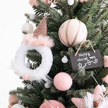 Shelf 45 cm, 60 cm, 90 cm vorbeleuchteter vordekorierter künstlicher Weihnachtsbaum aus Fichte, Feiertags-Weihnachtsbaum für Zuhause, Büro, Partydekoration - 2