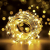 12M Hoteril Draht Micro Lichterkette, 120 LED Lichterkette Wasserdicht mit Schalter, USB Aufladbare Sternen Lichterkette Außen und Innen Warmweiß für Weihnachten, Zimmer, Party, Hochzeit, DIY - 1