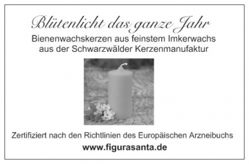 2 Pakete BAUMKERZEN aus 100% Imker BIENENWACHS - 40 Christbaum Kerzen aus der Schwarzwälder Kerzenmanufaktur. Höhe 10 cm - 7