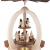 2-stöckige Weihnachtspyramide WINTERKINDER - Exklusiv - 28 cm - 100% Erzgebirge Pyramide - 1
