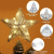20 Licht 10 Zoll Weihnachten Baum Spitze LED Sternförmige Baum Spitze mit Warm Weißen LED Leuchten für Weihnachten Urlaub Saison Dekor (Silber) - 3