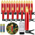 20er Rot LED Kerzen LichterketteKerzen Weihnachtskerzen Weihnachtsbaum Kerzen Kabellos mit Fernbedienung Timer Flackern, Außen-Innen, für Weihnachten Hochzeit Geburtstags Party（Mit 22 Batterien） - 1