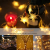 Adoric 5m 50er LED Lichterkette Sternen Haus Dekoration Warmweiß - 3
