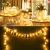Adoric 5m 50er LED Lichterkette Sternen Haus Dekoration Warmweiß - 4
